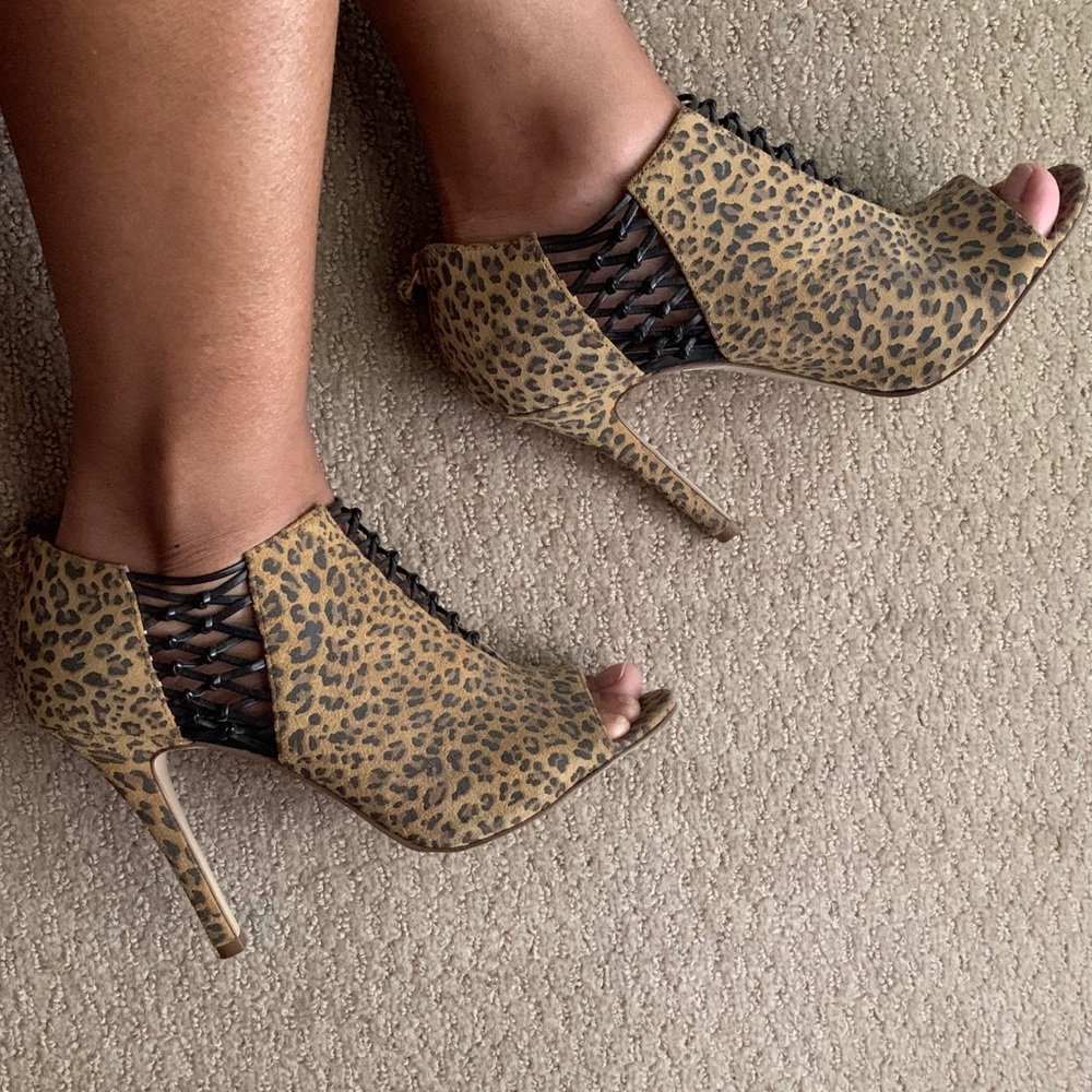 Boutique9 by Nine West Peep Toe Lavana Booties